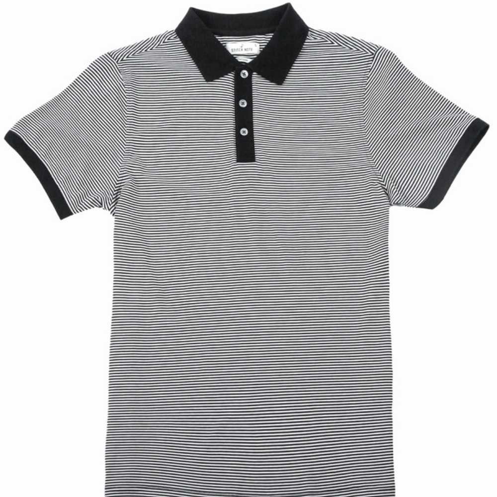 Stitch Note Vintage Yarn Dyed Polo